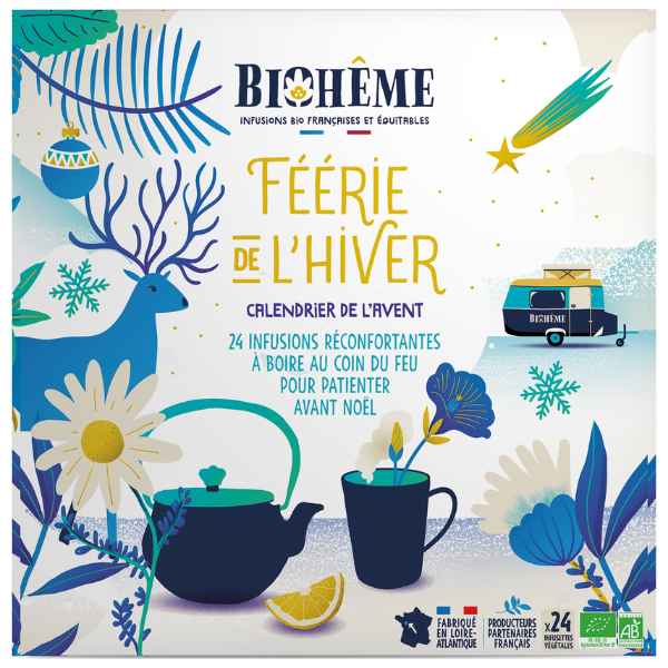 Calendrier de l'Avent Féérie de l'Hiver bio - 1