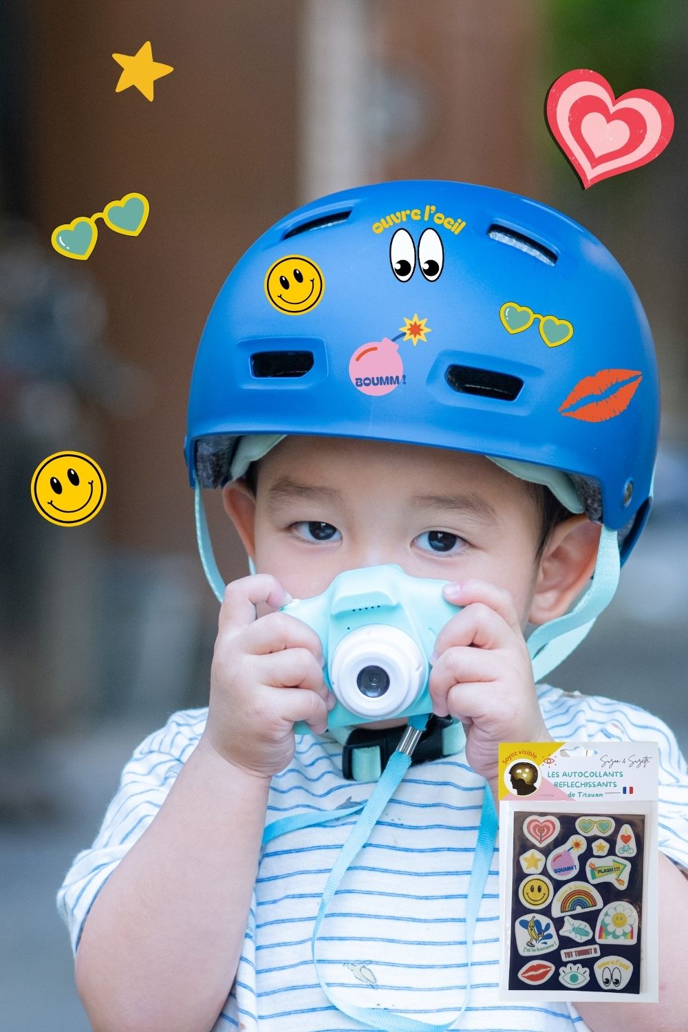 Autocollants réfléchissants fun - 2