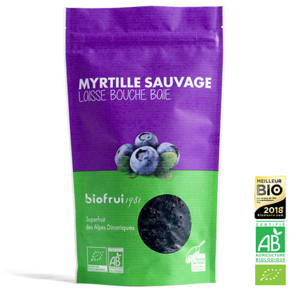 Myrtille sauvage des alpes dinariques séchée bio - 1
