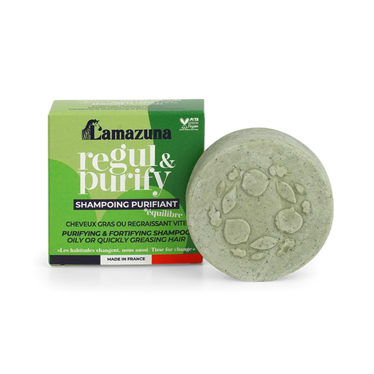 Shampoing cheveux gras argile verte et spiruline (sans he) - 1