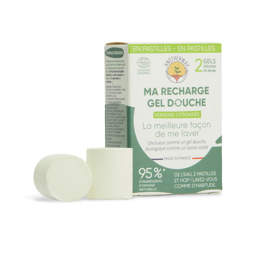 Anotherway -- Ma recharge gels douche verveine citronnée - x2